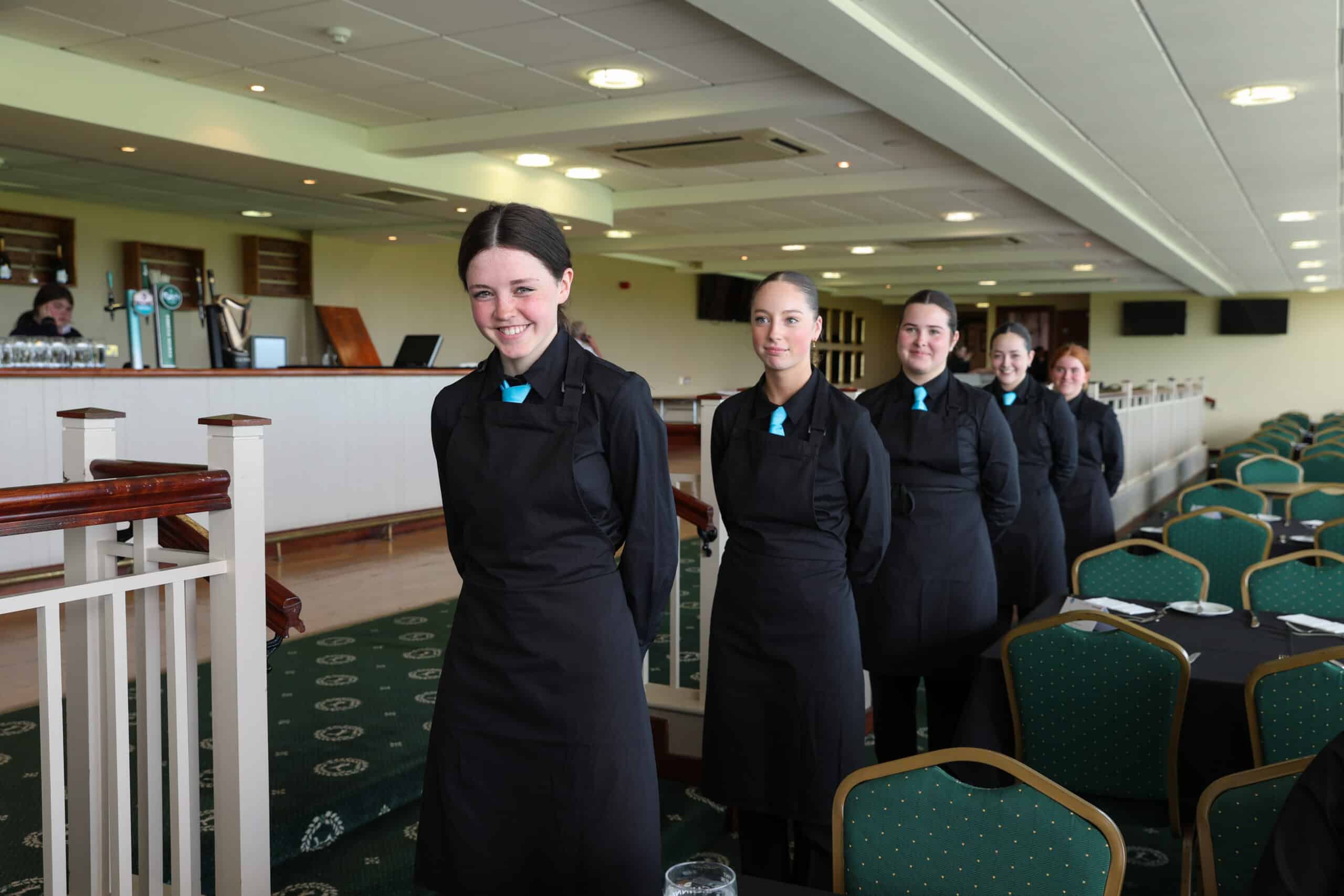 70 Dunlavin Students Employed By Aramark for Punchestown Festival