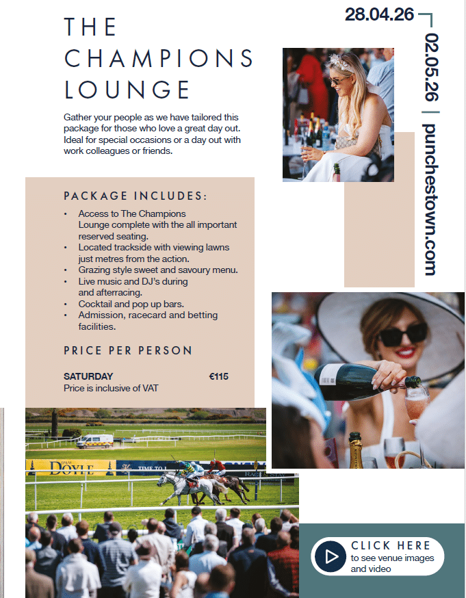 The Champions Lounge at Punchestown